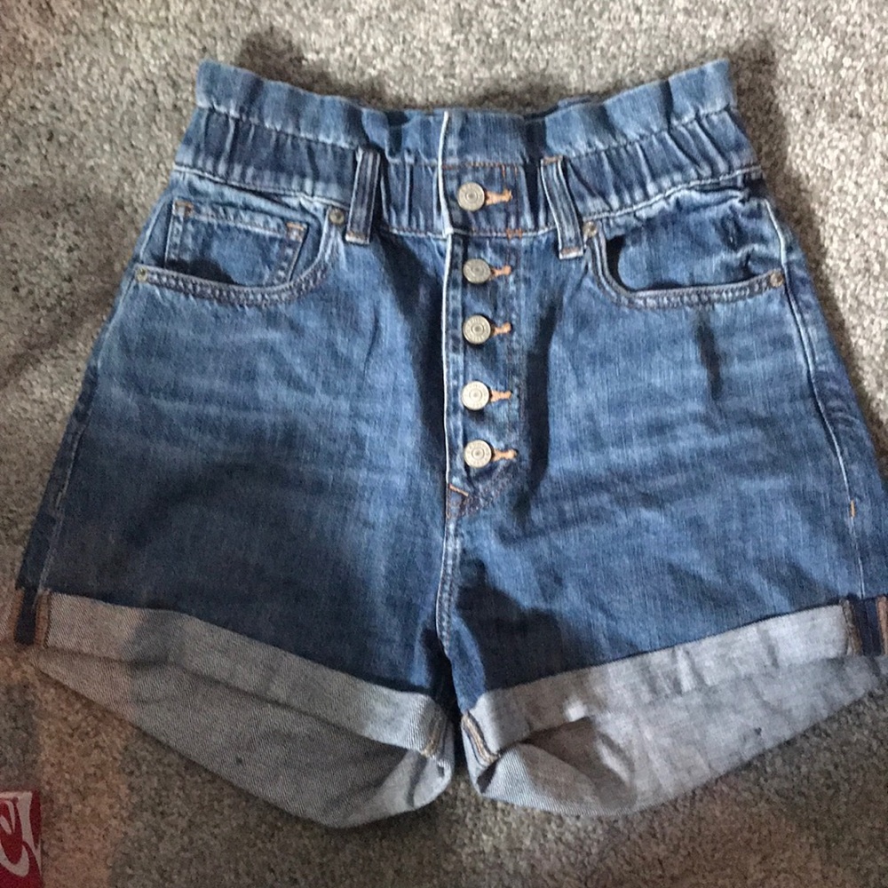 Extreme High Rise Jean Shorts
